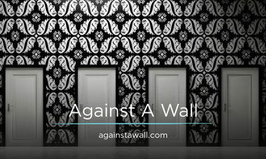 AgainstAWall.com - Creative brandable domain for sale